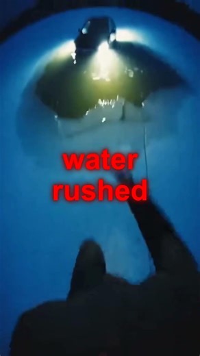 CAR SINKS UNDER ICE… HE HAD 3 SECONDS ❄️🚨