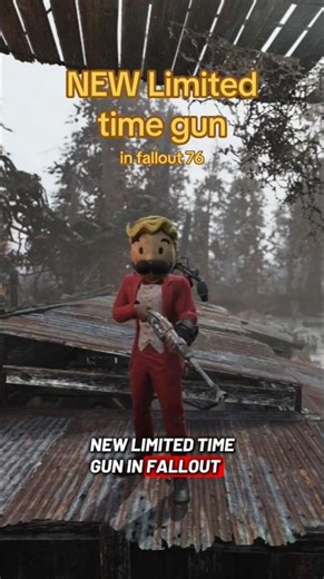 Limited Time GUN in Fallout 76 #fallout #fallout76 #twitch #twitchclips # shorts
