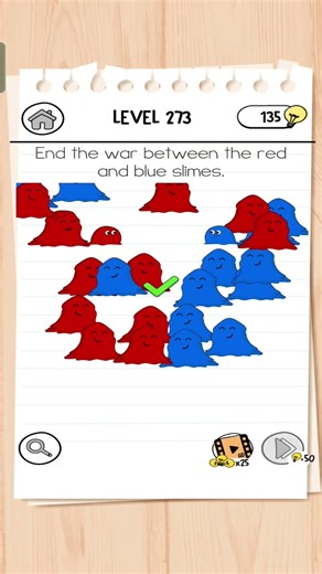 Brain Test (3) Level (273...) Solution Revealed ! brain game