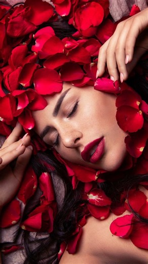 Lyonel Stief on Instagram: "Was passiert, wenn wir Haar-Gel & Blumen kombinieren um Beauty-Portraits zu fotografieren? 👑 @modic.aleksandra 🎥 @melonimoni"