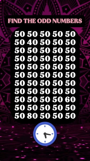 12K views · 573 reactions | Find all different number!! #Quiz #QuizTime #fun #noblequiz | BrainFinds | Facebook