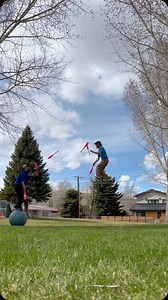 Spring training sure has been fruitful!! . @sventastic99 . @balancecommunity . #fyp #skills #slackline #circus #juggling #talent #teamwork #balance #awesome | Teton Juggler
