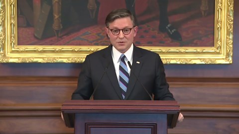 Speaker Johnson says on seventh day of shutdown clean continuing resolution had no Republican priorities leaving nothing