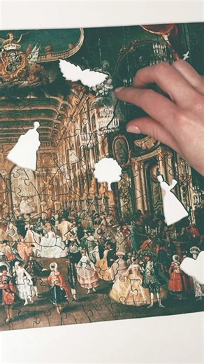 Masked Ball At The Hoftheater - Wentworth - Wooden Puzzle Timelapse #puzzle #wentworth #timelapse
