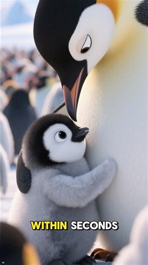 Lost Baby Penguin Finds His Mom 🐧