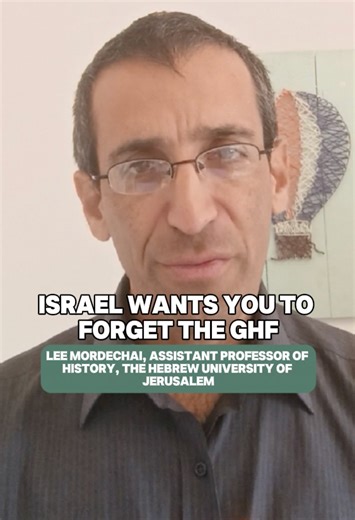 @academicsforpeace on Instagram: "Is Israel counting on the world to forget the GHF? Prof. Liat Kozma and Prof. Lee Mordechai (The Hebrew University of Jerusalem) break down how the so-called Gaza Humanitarian Foundation became a tool for privatizing war crimes and weaponizing aid—creating deadly “distribution points” where Palestinians were killed just trying to get food. Comments promoting violence or vulgarity will be deleted. This video is made in collaboration with the @witnessing.gaza proj