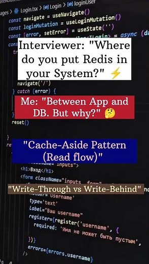 Where to place Redis in Architecture? | Redis Caching Patterns #shorts