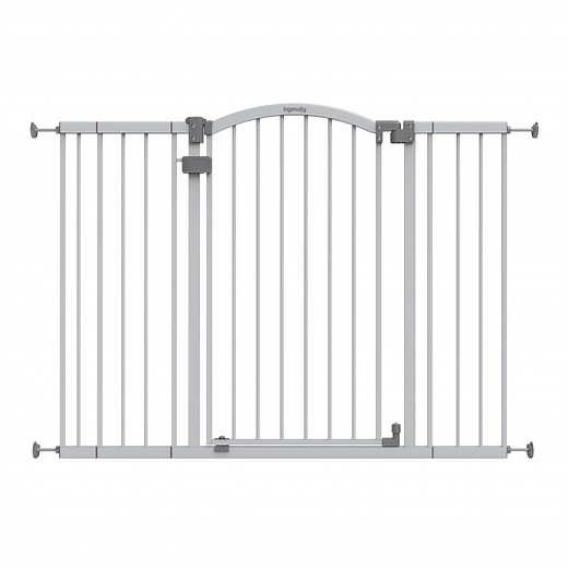 Summer Infant Extra Tall & Wide Safety Pet and Baby Gate, 29.5"-53" Wide, 38" Tall - Gray