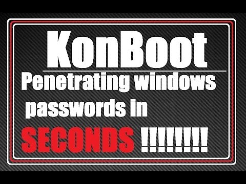 Démarrer n'importe quel ordinateur sans mot de passe - KonBoot