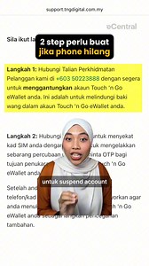 4.6K views · 19 reactions | Dah tukar nombor telefon baru? Ini tutorial cara recover account TNG eWallet. #TNGeWallet #TouchnGo #touchngoewallet | Ecentral | Facebook
