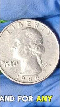 1988 Quarter Worth Big Money #rarecoins #coin #coin #treasuresearch #coinhunting #treasurehunters