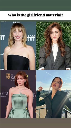 Who is the girlfriend material?🎀