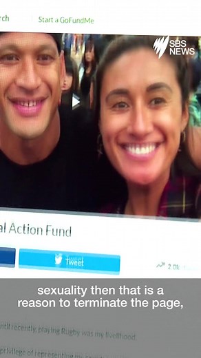 A campaigner who started a fundraiser for the LGBTQI community to take on Israel Folau has praised GoFundMe's decision to shut down the rugby player's page. | SBS News