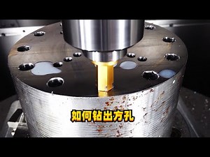 如何钻出方孔？使劲怼就行了！这是一场硬碰硬的较量