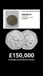 £150,000 for a 50p coin!! 🤯 #coincollector #rarecoins #coinhunt #50pence | CoinCollectingWizard