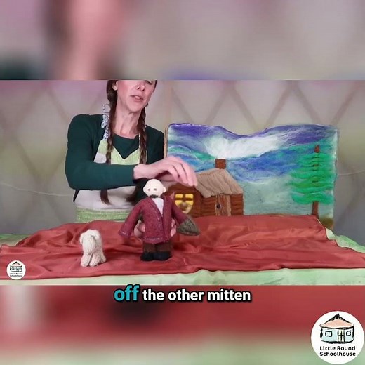 The Mitten, A Waldorf-inspired puppet show for preschoolers