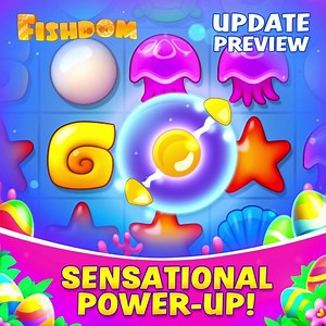 79K views · 701 shares |  Preview №4: Get ready to blast through challenging levels with a new mighty power-up... Energy Blast!  Charge it and swap with the neighboring tile to clear three rows or columns of pieces  Impressive, huh?  | Fishdom | Facebook