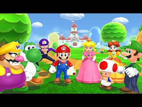 Mario Party Island Tour - Party Mode: Part 1 - Perilous Palace Path!