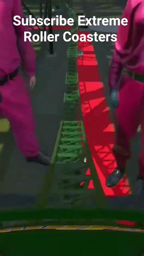 SQUID GAME 360° VR Roller Coaster #Shorts