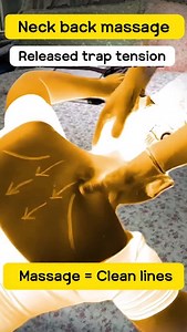 1.1K views · 8.2K reactions | Neck pain shoulder massage Neck back massage ✔ Smoothed out back fat ✔ Released trap tension ✔ Sculpted shoulders & collarbone✨ ✔ Boosted circulation + energy Massage daily = Clean lines, clear mind #neckmassage #BackMassage #TrapRelief #BodyLineGoals #NeckCare #HomeMassage #sunnyyoga | 다이어트 | Facebook