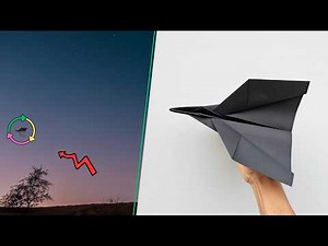 The world's fastest paper airplane in the world | paper airplane world record | Paper Plane