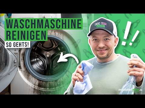 Waschmaschine reinigen einfach erklärt! – Reiniger, Hausmittel, Flusensieb & Co.