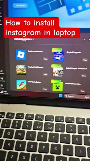 How to download instagram in laptop #laptop #shorts