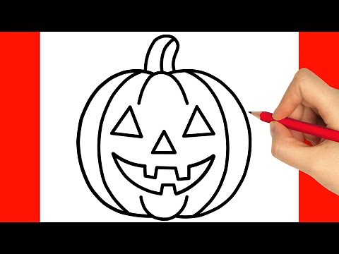 HOW TO DRAW A HALLOWEEN PUMPKIN