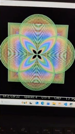 Drawing python graphics#pythonturtle#graphics #viralshort #viralshort