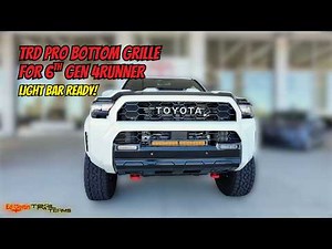 How to Mount a Light Bar on Your 6th Gen 4Runner — TRD Pro Grille Part 2!