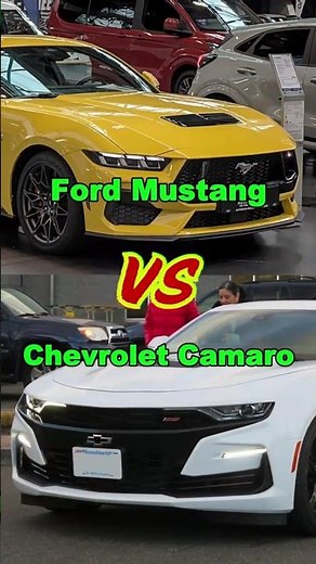 Ford Mustang vs Chevrolet Camaro🔥| Engine, Features & Price Comparison🏎️💨 #carcomparison