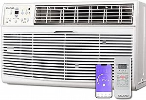 OLMO TTW 12,000 btu 230V Through-the-Wall Air Conditioner with Remote Control and built in Smart Kit, (Heating and Cooling) (R32 Refrigerant)…