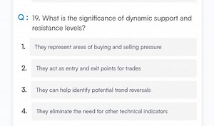 Q: 19. What is the significance of dynamic support and resistan... | Filo