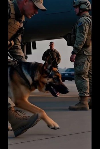 This German Shepherd Stopped a Disaster Mid-Flight #germanshepherd #viralvideo