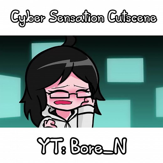 Cyber Sensation Cutscene: The Ultimate Friday Night Funkin' Mod