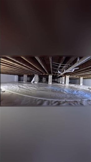 12 Hours of work condensed into 33 secs Inorder To Transform This Crawlspace 📸