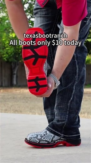 Composite Toe Python Boots | 3D Lightweight Sole