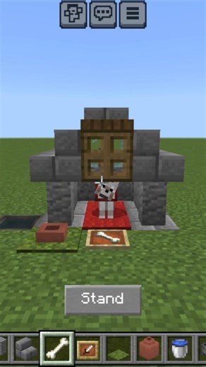 Minecraft Dog House || Royal Gaming #shortsfeed #short