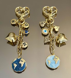 Charm Keychain,custom Bag Charm,make Your Own Keychain,pıck Your Charm Keychain,purse Accessory,personalized Bag Keychain,christmas Gift - Etsy