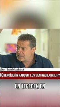 The Students' Nightmare! How to Survive the LGS? #cuneytozdemir #lgs #education