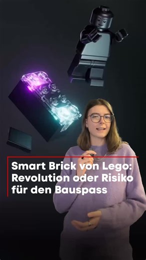 Blick on Instagram: "🧩⚠️ Lego präsentiert in Las Vegas den Smart Brick: Einen Baustein mit integriertem Computer, der Bewegung, Licht und Geräusche erkennt. Ab 9. Januar kommen die Hightech-Sets in den Handel – doch Kritiker warnen vor Problemen. • #Lego #Smart #Bricks"