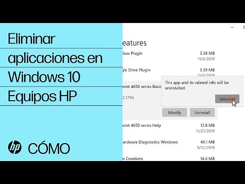 Eliminar aplicaciones en Windows 10 | Equipos HP | HP Support