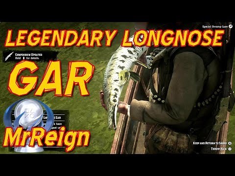 Red Dead Redemption 2 - Hunting The Legendary Longnose Gar - Legendary Fish Location & Tactics