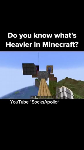 Minecraft Moment: Heavy Block of Netherite vs. Upside Down Jungle Tree