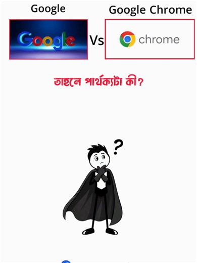 Google ও Google Chrome—তেলিকি পার্থক্য? ২০ সেকেন্ডে জানুন