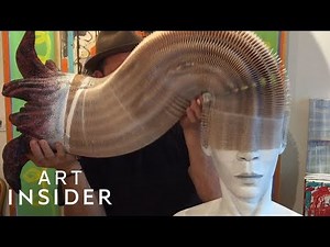Artist Can Make Paper Sculptures Move