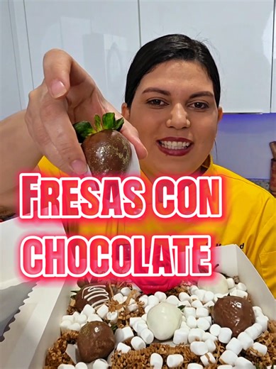 Cómo hacer fresas con chocolate para San Valentín