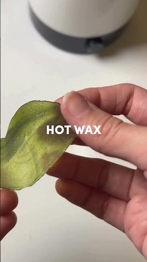 A closer look to Hot Wax application 🩵