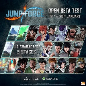 Beta tests for Jump Force coming next week