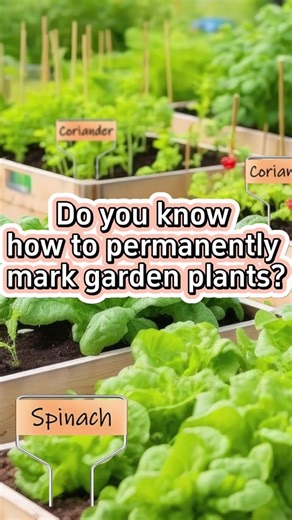 These labels are so cute using to label your plants and they are reusble #garden #gardentools #plants #label